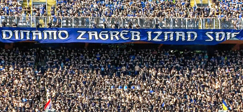 Transparent na stadionu Maksimir