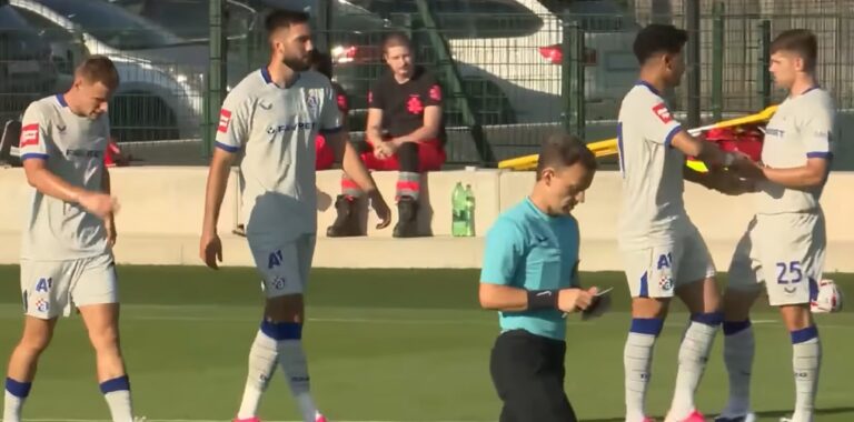 Liga prvaka - nogometaši Dinama u prijateljskoj utakmici