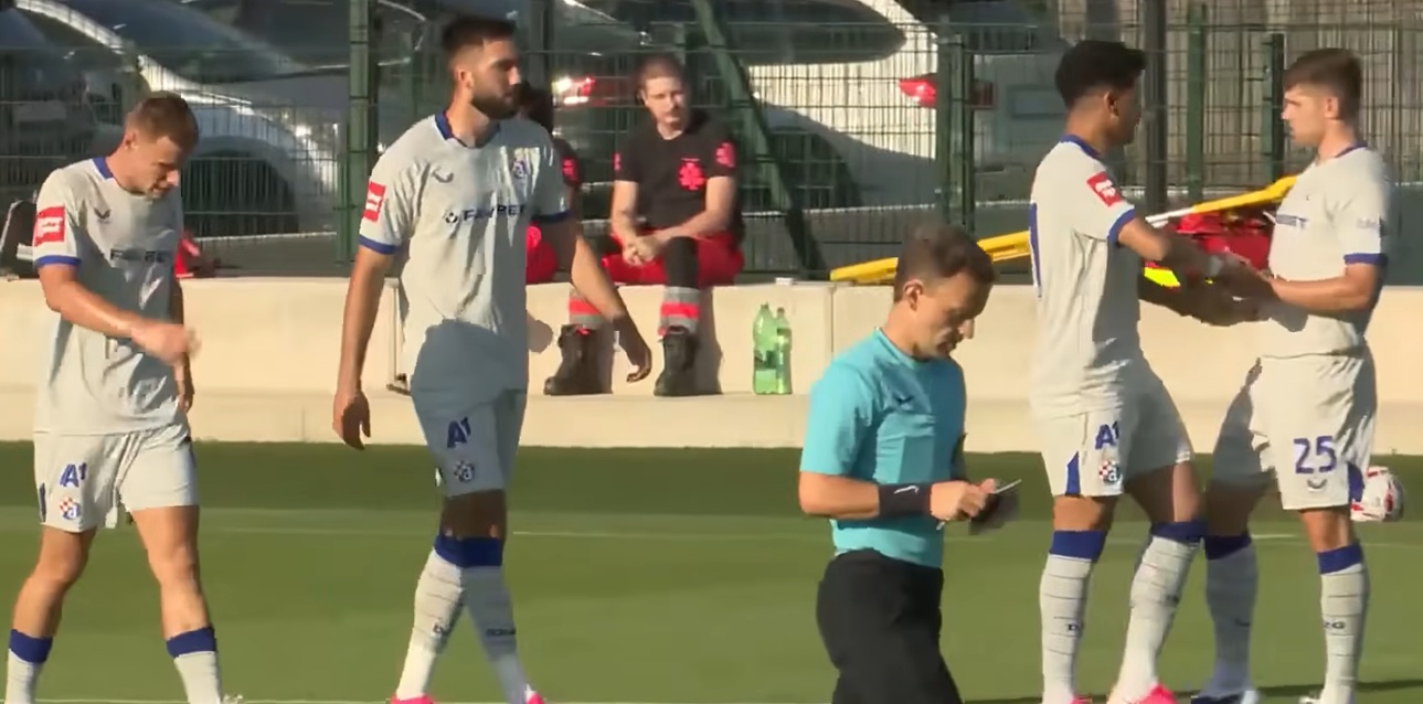 Liga prvaka - nogometaši Dinama u prijateljskoj utakmici