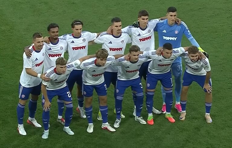Hajduk utakmice - momčad Hajduka prije utakmice sa Žilinom