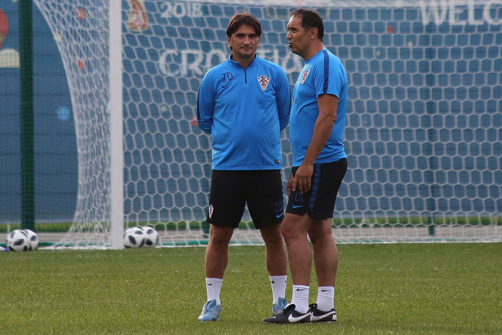 Zlatko Dalić i Dražen Ladić na SP-u 2018.