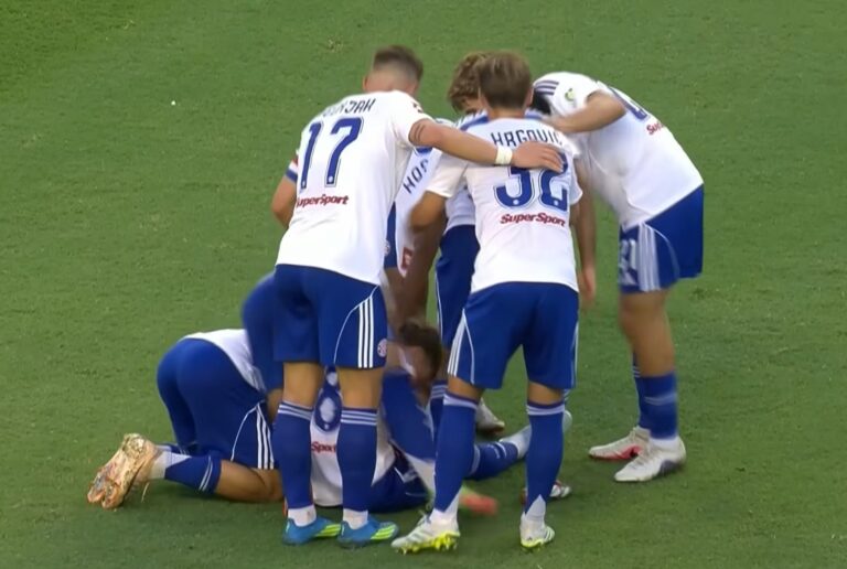 Varaždin Hajduk prijenos - Hajdukovci slave gol protiv Pafosa