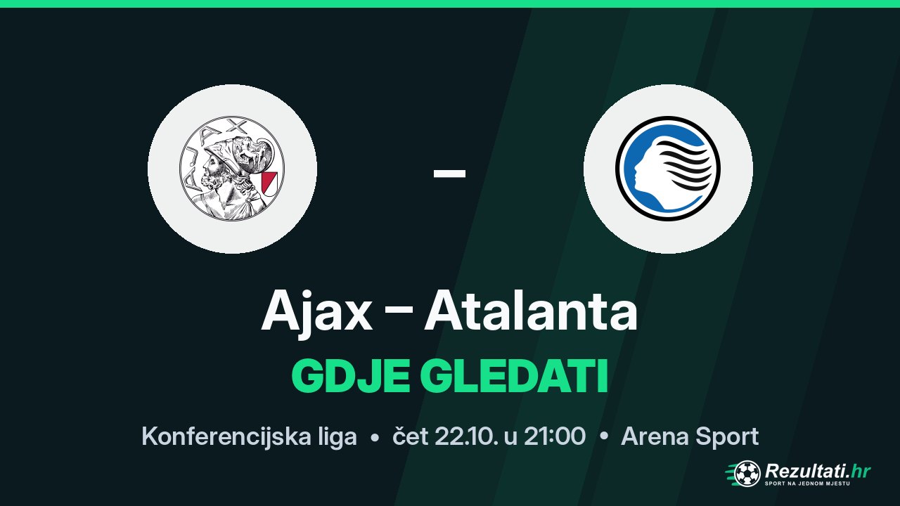 Ajax – Atalanta, gdje gledati prijenos Konferencijske lige u 21:00