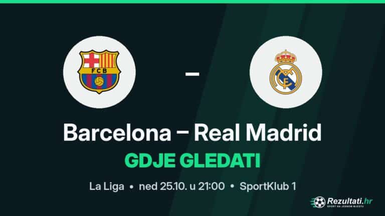 Gdje gledati Barcelona – Real Madrid, prijenos La Lige?