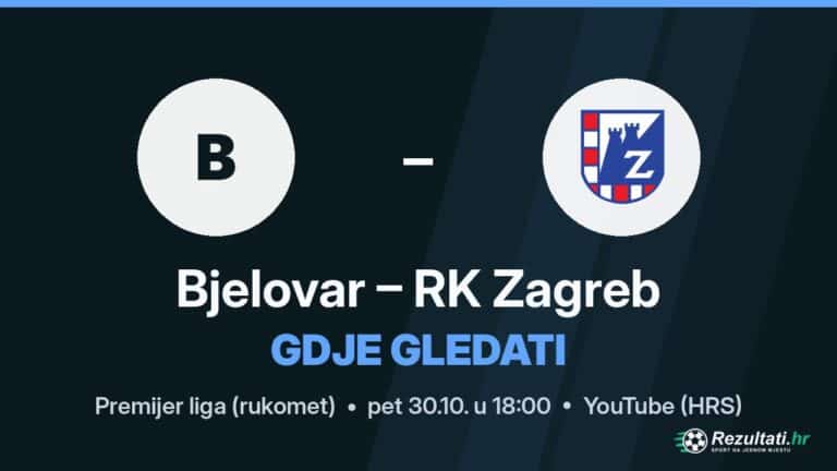 Gdje gledati Bjelovar – RK Zagreb, prijenos Premijer rukometne lige?