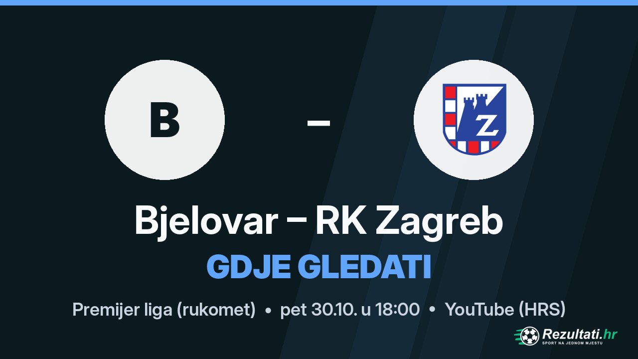 Bjelovar – RK Zagreb, gdje gledati prijenos Premijer rukometne lige u 18:00