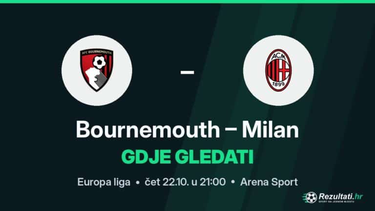 Gdje gledati Bournemouth – Milan, prijenos Europa lige?