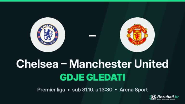 Gdje gledati Chelsea – Manchester United, prijenos Premier lige?