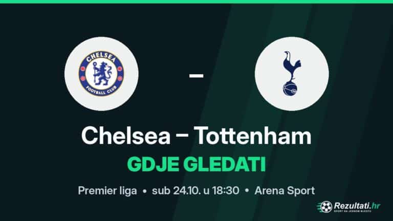 Gdje gledati Chelsea – Tottenham, prijenos Premier lige?