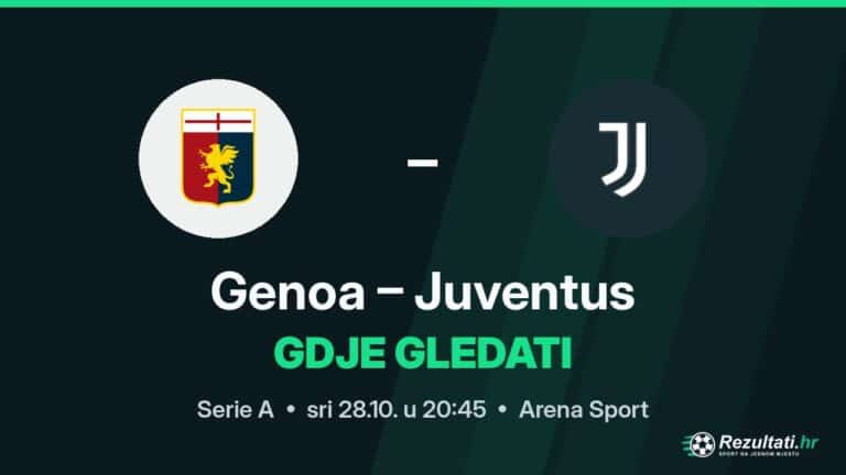 Gdje gledati Genoa – Juventus, prijenos Serie A?