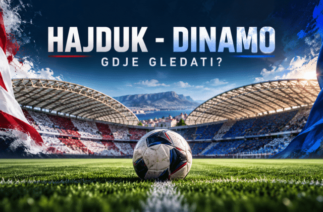 Gdje gledati Hajduk – Dinamo, prijenos HNL-a?