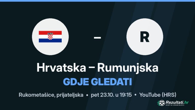 Gdje gledati Hrvatska – Rumunjska, prijenos utakmice rukometašica?
