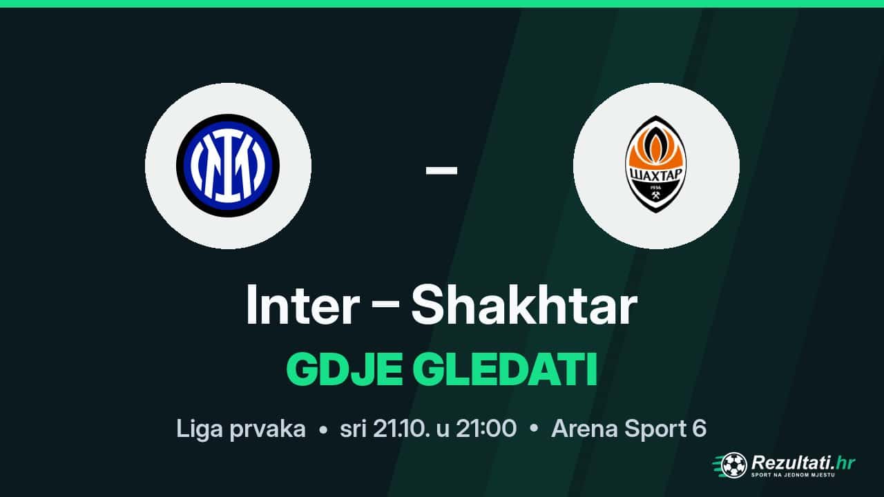 Inter – Shakhtar, gdje gledati prijenos Lige prvaka u 21:00