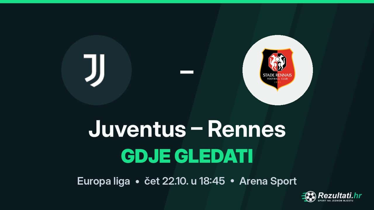Juventus – Rennes, gdje gledati prijenos Europa lige u 18:45