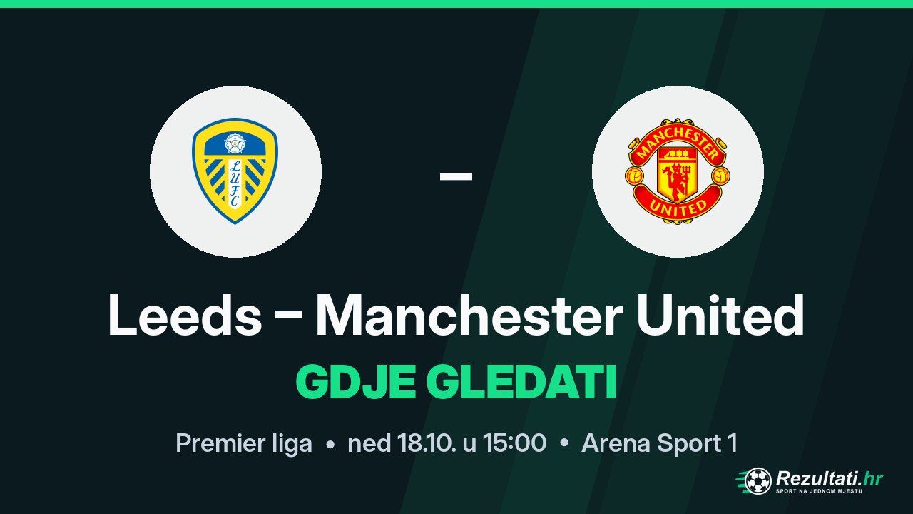 Leeds – Manchester United, gdje gledati prijenos Premier lige u 15:00