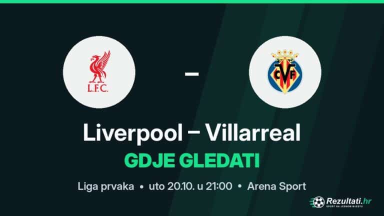 Gdje gledati Liverpool – Villarreal, prijenos Lige prvaka?