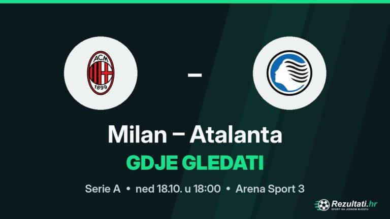 Gdje gledati Milan – Atalanta, prijenos Serie A?