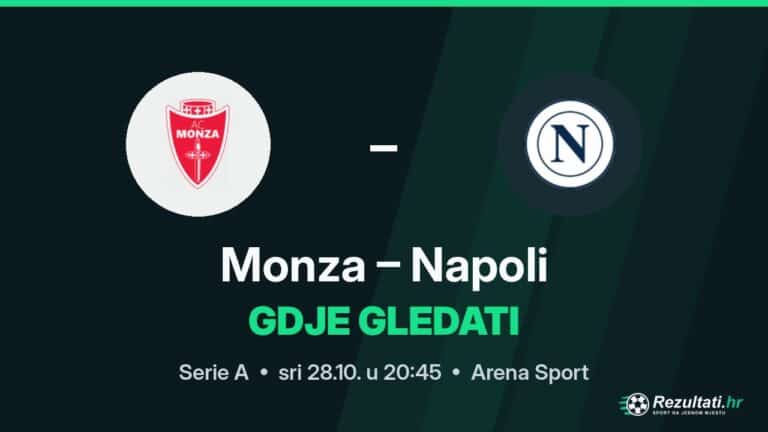 Gdje gledati Monza – Napoli, prijenos Serie A?