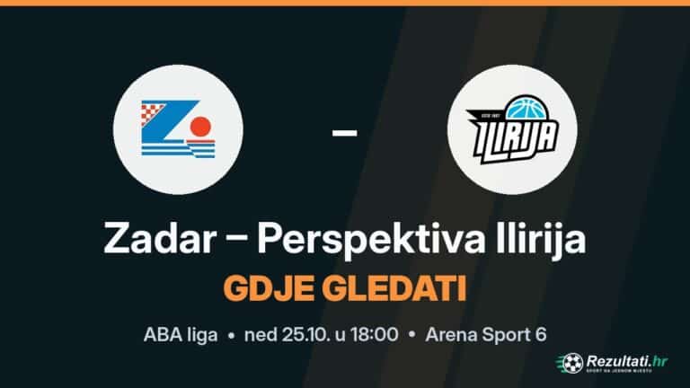 Gdje gledati Zadar – Perspektiva Ilirija, prijenos ABA lige?